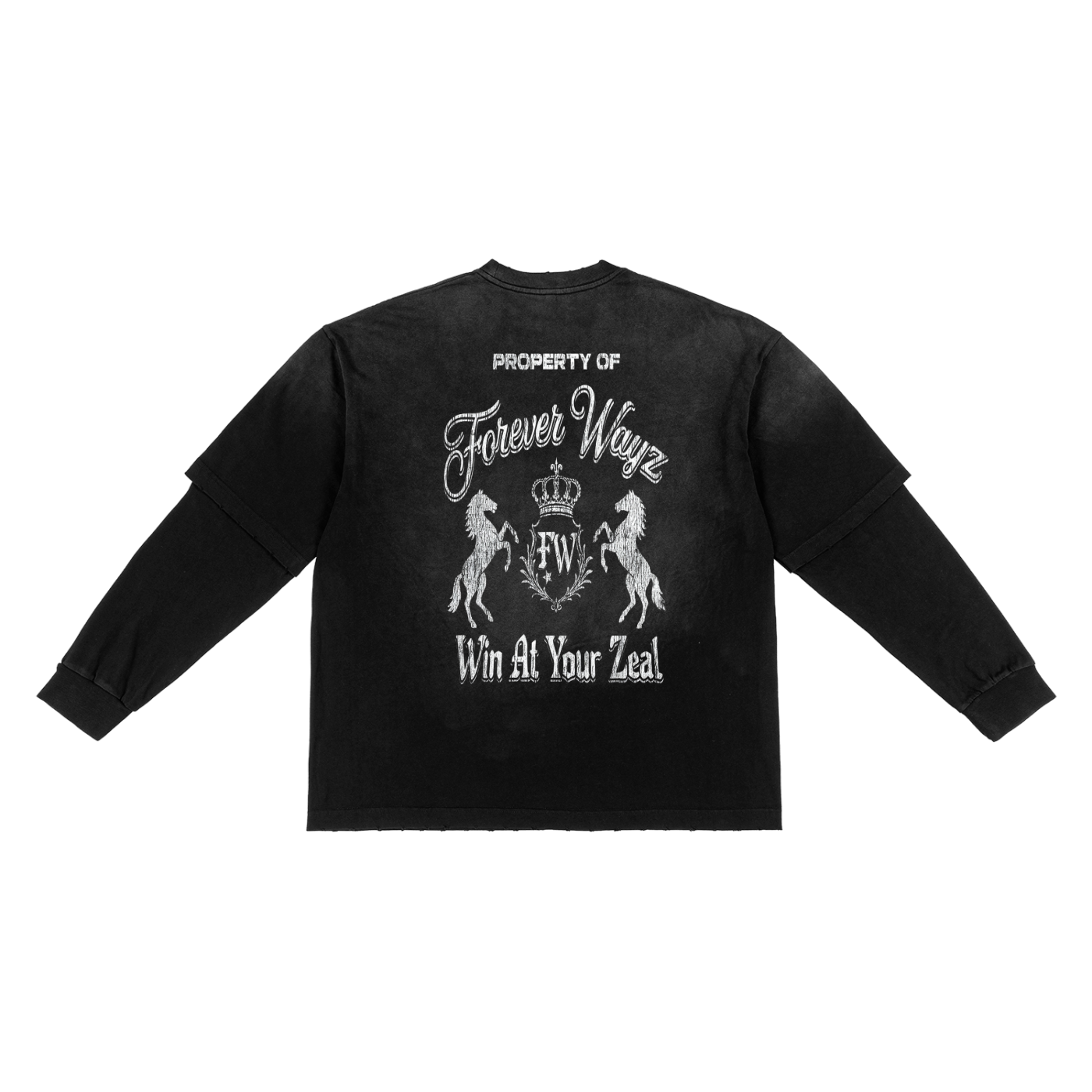 Wayz Holy Chains Longsleeve Oversized Tee - Image 2