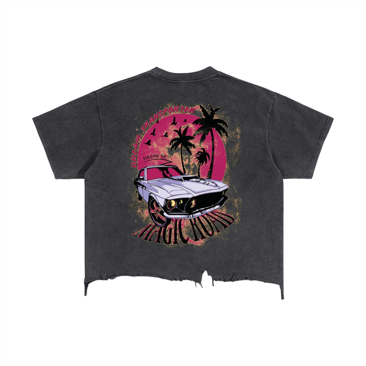 Made by Wayz Vintage Grey Paradise Tee - Image 2