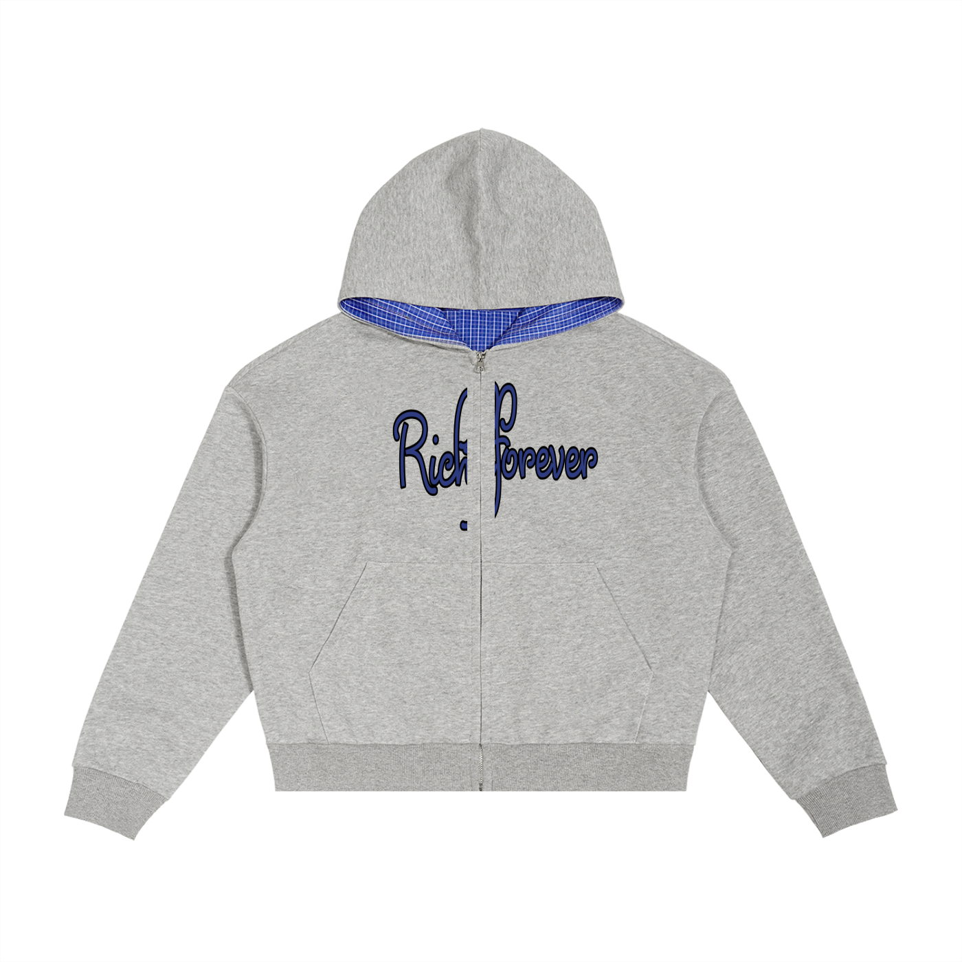 Rich Forever Wayz Essential Grey Track Suit Set
