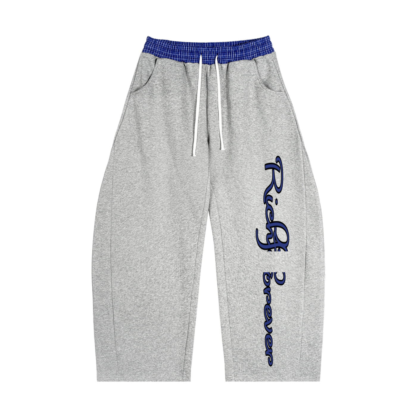Rich Forever Wayz Essential Grey Track Suit Set - Image 3