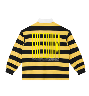 Wayz Black & Yellow Striped Jersey - Image 2