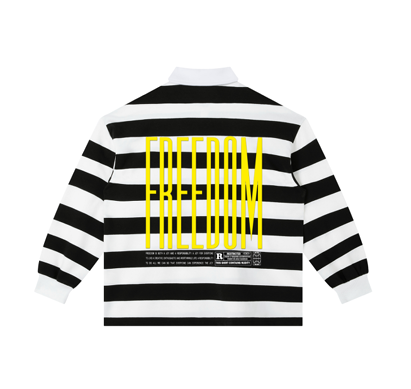 Wayz Black & White Striped Jersey - Image 2