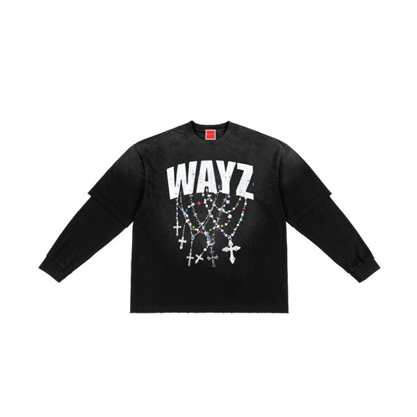 Wayz Holy Chains Longsleeve Oversized Tee