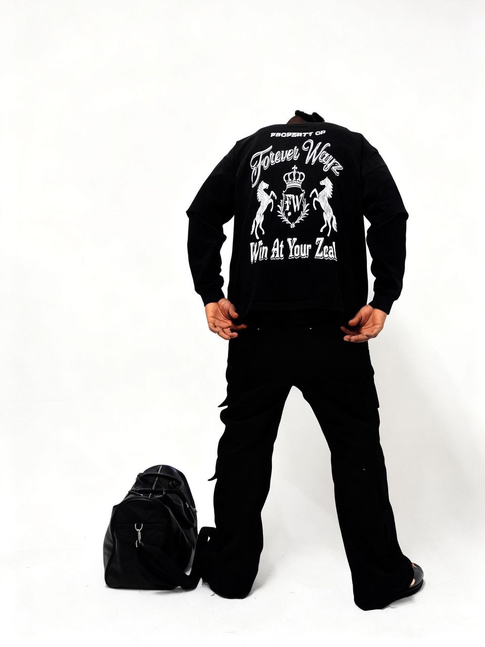Wayz Holy Chains Longsleeve Oversized Tee - Image 3