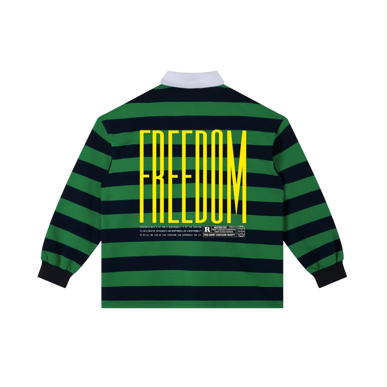 Wayz Black & Green Striped Jersey - Image 2