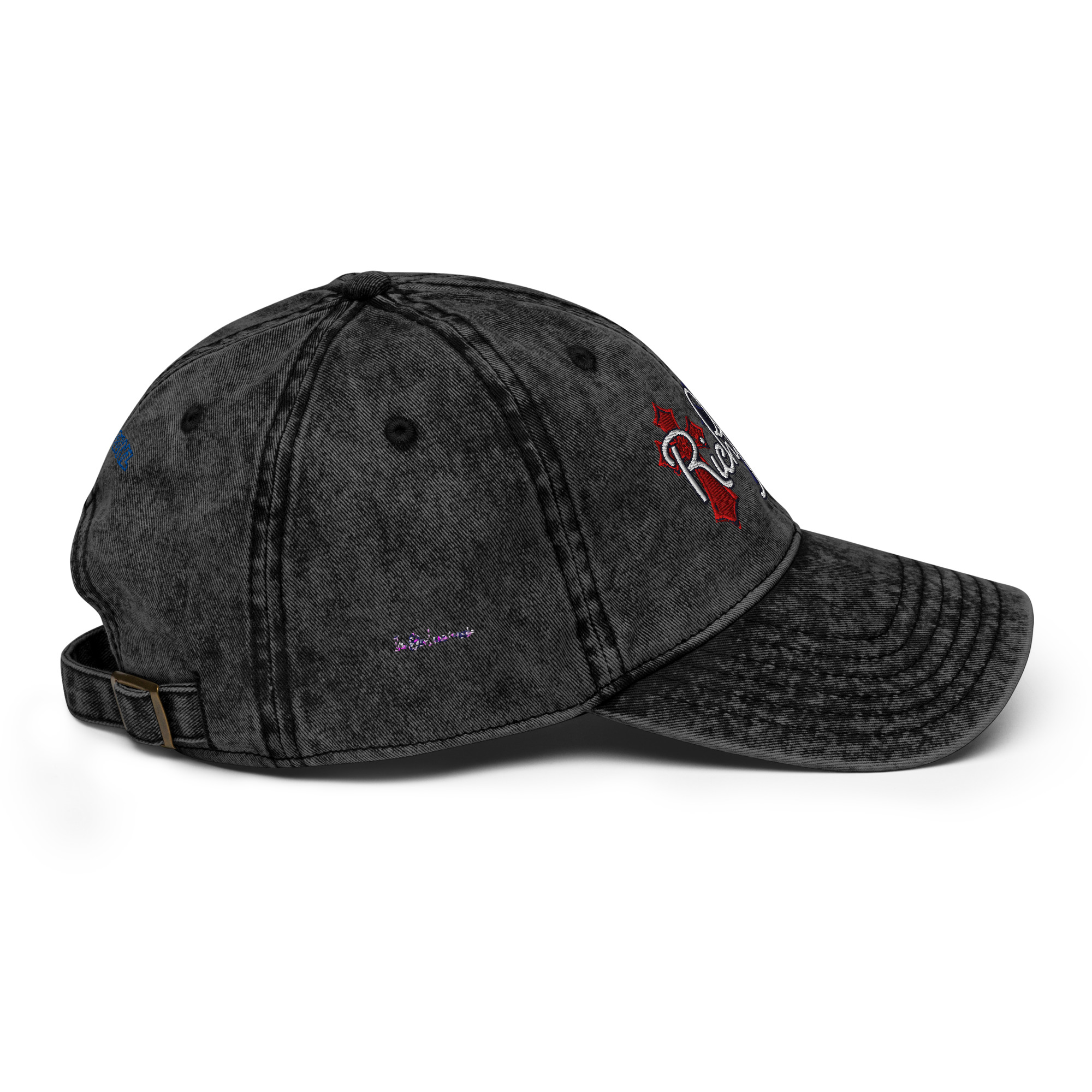 WAYZ "Legacy" Vintage Washed Denim Cap – Black - Image 4