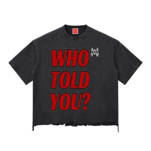 Maison WAYZ Wash Raw-Hem Boxy T-shirt